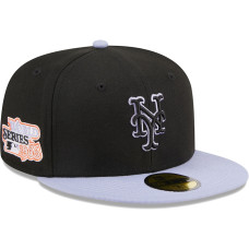Adult Men's New York Mets New Era Side Patch 59FIFTY Fitted Hat - Black