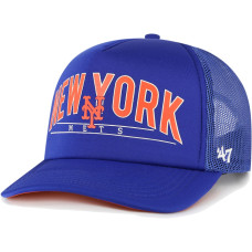 Adult Men's New York Mets '47 Backhaul Foam Trucker Snapback Hat - Royal