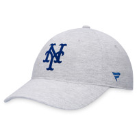 Adult Men's New York Mets Fanatics Branded Logo Adjustable Hat - Gray