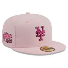 Adult Men's New York Mets New Era 1986 MLB World Series 59FIFTY Fitted Hat - Pink