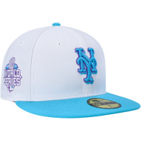 Adult Men's New York Mets New Era 2015 World Series Vice 59FIFTY Fitted Hat - White
