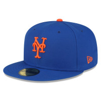 Adult Men's New York Mets New Era Throwback Authentic Collection 59FIFTY Fitted Hat - Royal