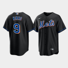 Men's New York Mets Brandon Nimmo 2022 Replica Alternate Black Jersey