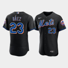 Men's New York Mets Javier Baez 2022 Authentic Alternate Black Jersey