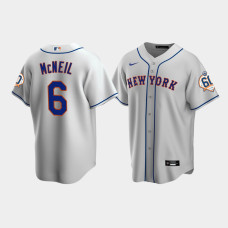 Men's New York Mets Jeff McNeil 60th Anniversary Replica Gray Jersey