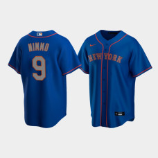 Men's New York Mets #9 Brandon Nimmo Royal Replica Nike Alternate Road Jersey