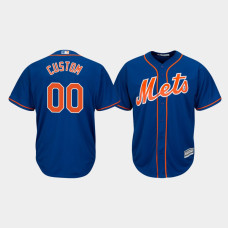Men's New York Mets Custom #00 Royal Cool Base Player Jersey