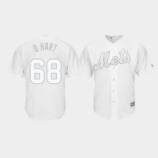 New York Mets #68 Donnie Hart 2019 Players' Weekend D.Hart White Replica Jersey Men's