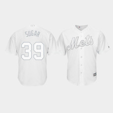 New York Mets #39 Edwin Diaz 2019 Players' Weekend Sugar White Replica Jersey Men's