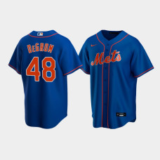 Men's New York Mets #48 Jacob deGrom Royal Replica Nike Alternate Jersey