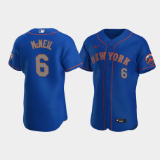 Men's New York Mets #6 Jeff McNeil Royal Authentic 2020 Alternate Jersey
