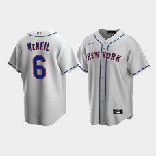 Men's New York Mets #6 Jeff McNeil Gray Replica Nike Road Jersey