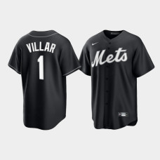 New York Mets Jonathan Villar Black Alternate Fashion Replica Jersey