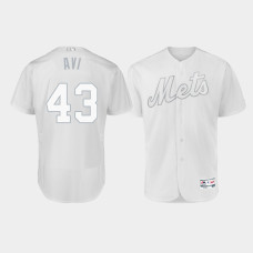 Men's New York Mets Authentic #43 Luis Avilan 2019 Players' Weekend White Avi Jersey
