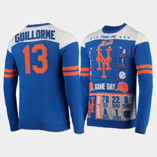 Men's New York Mets Luis Guillorme Royal 2021 Christmas Ugly Sweater