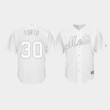 New York Mets #30 Michael Conforto 2019 Players' Weekend Forto White Replica Jersey Men's