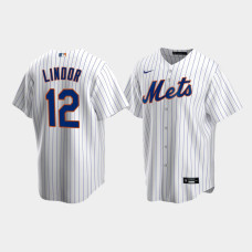Francisco Lindor New York Mets Nike White Replica Home Jersey