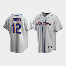 Francisco Lindor New York Mets Nike Gray Replica Road Jersey