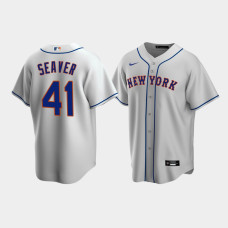 Men's New York Mets #41 Tom Seaver Gray Replica Nike Road Jersey