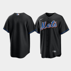 Men's New York Mets 2022 Replica Alternate Black Jersey