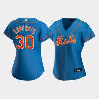 Women's New York Mets Michael Conforto #30 Royal Replica Nike 2020 Alternate Jersey