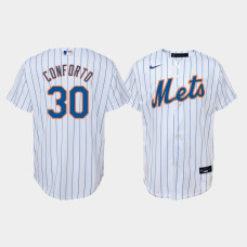 Youth New York Mets Michael Conforto #30 White Replica Nike Home Jersey