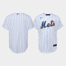 Youth New York Mets White Replica Nike Home Jersey